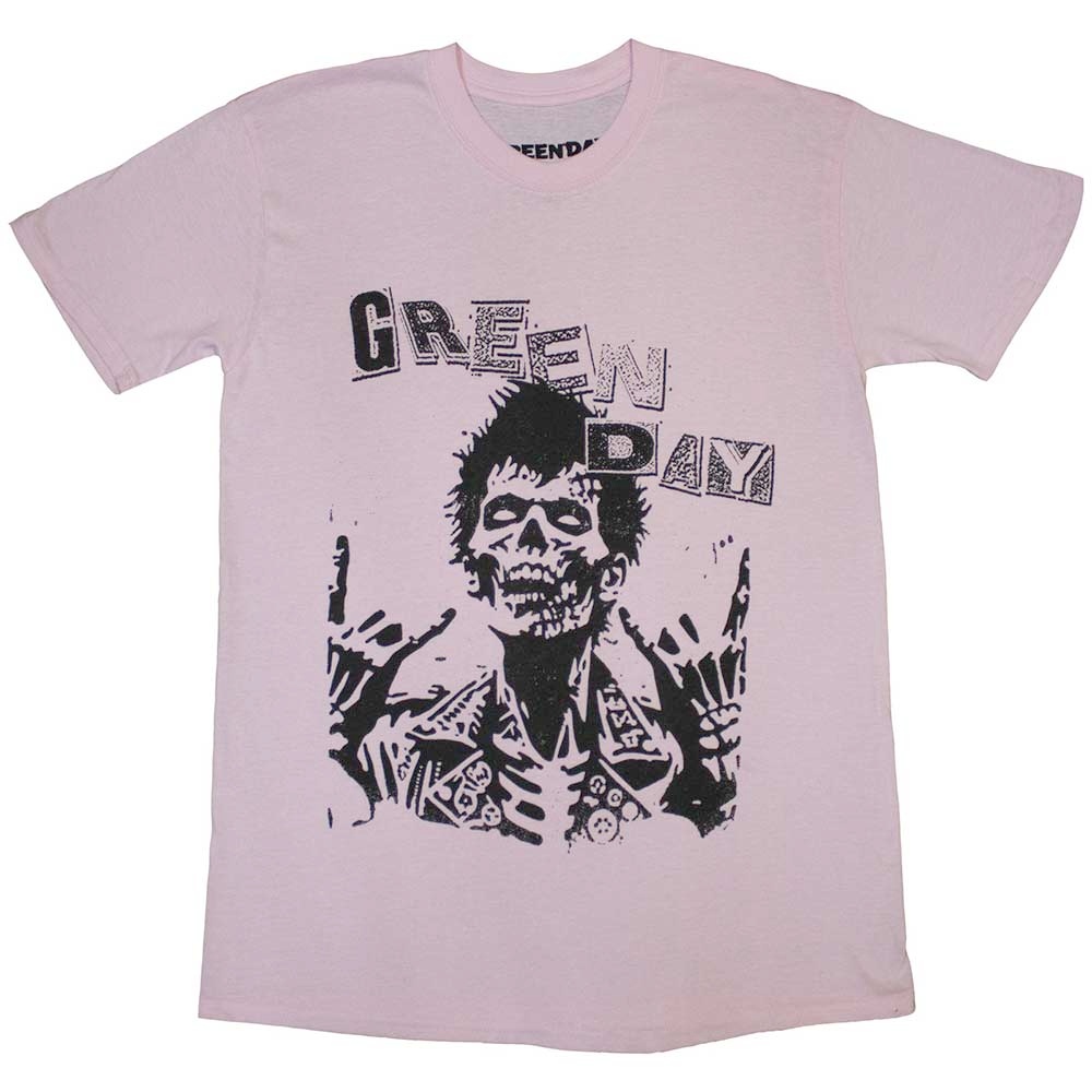 Green Day - Savior Zombie Herren TShirt - Rosa